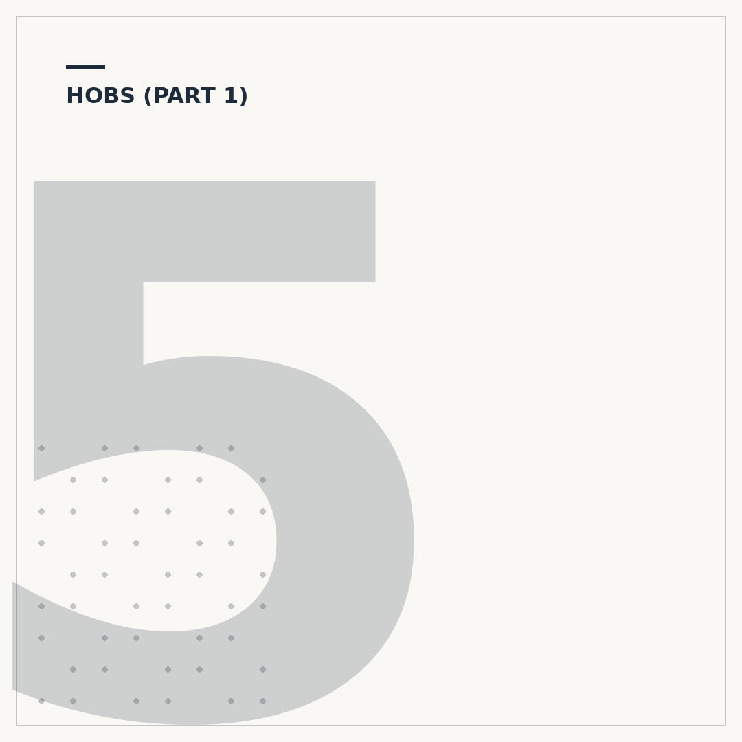5 Ring Gas Hob