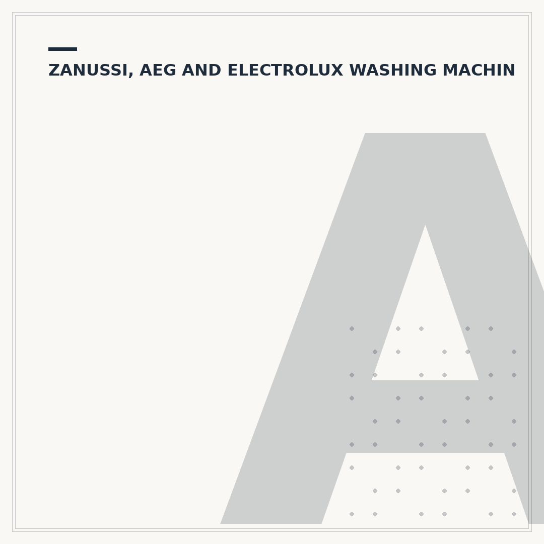 AEG 1600 Spin Washing Machine: Troubleshooting & Care