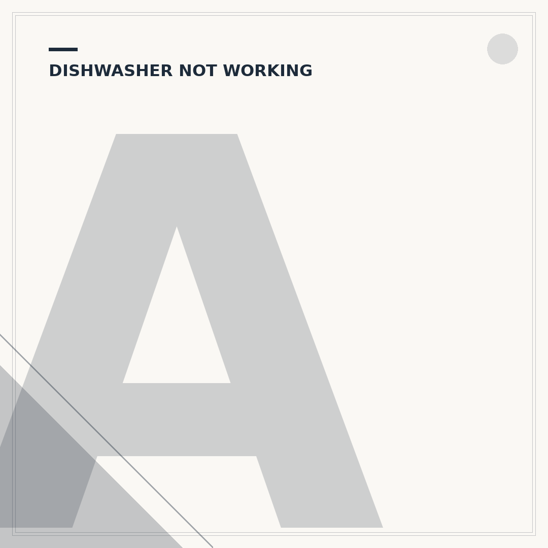 AEG Dishwasher Beeping: Causes & How to Fix It