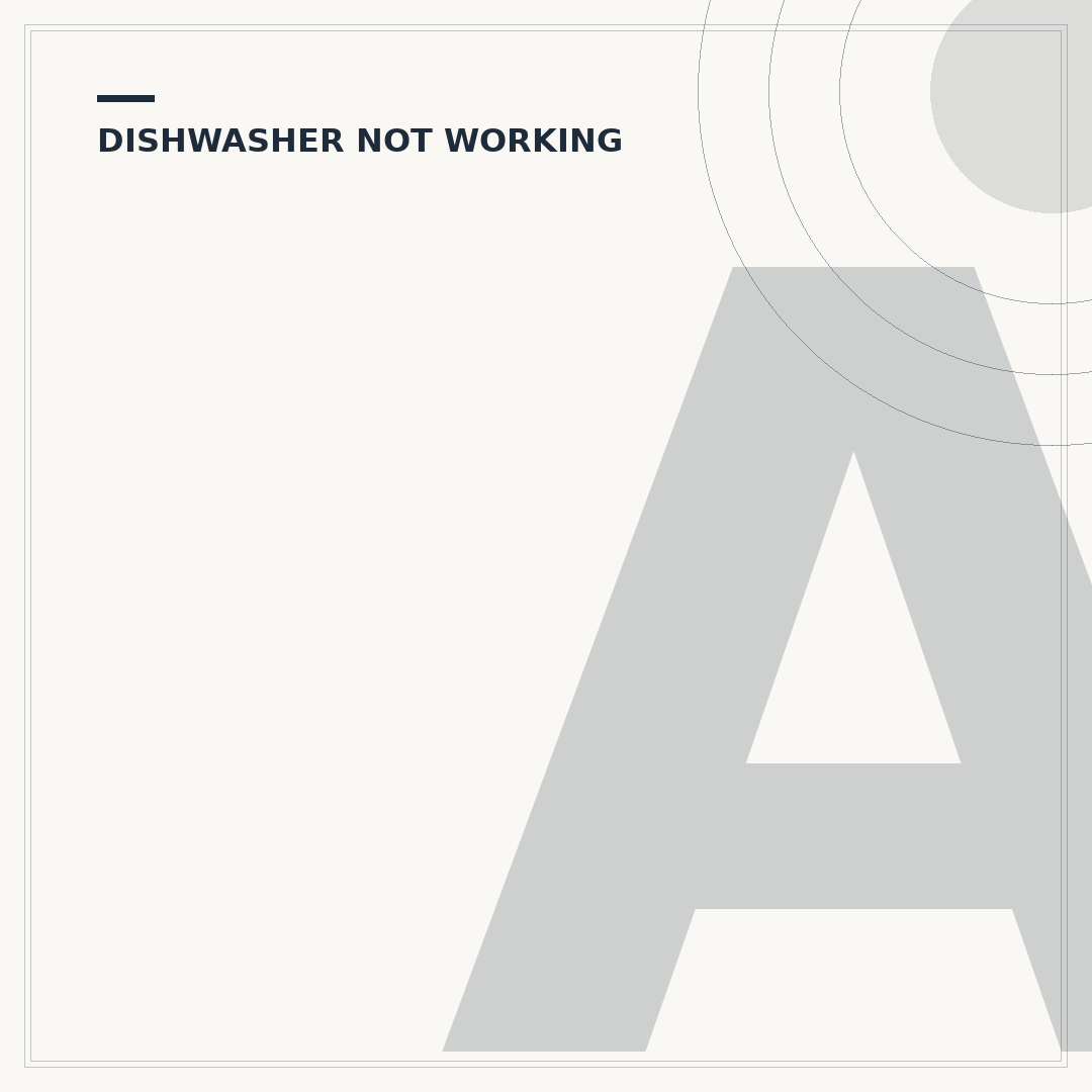 AEG Dishwasher Troubleshooting: Common Issues & Fixes
