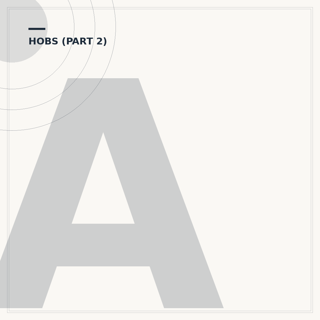 AEG Induction Hob Symbols Explained