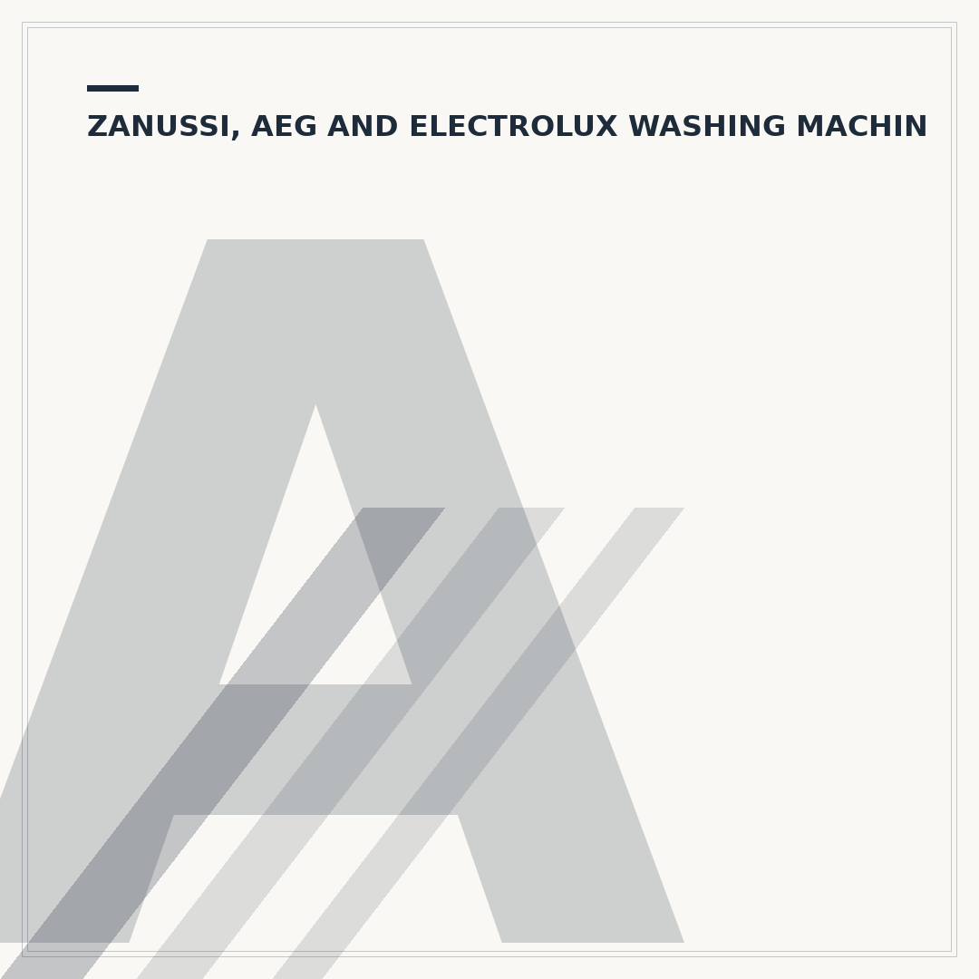 AEG Washing Machine UK: Troubleshooting & Common Faults