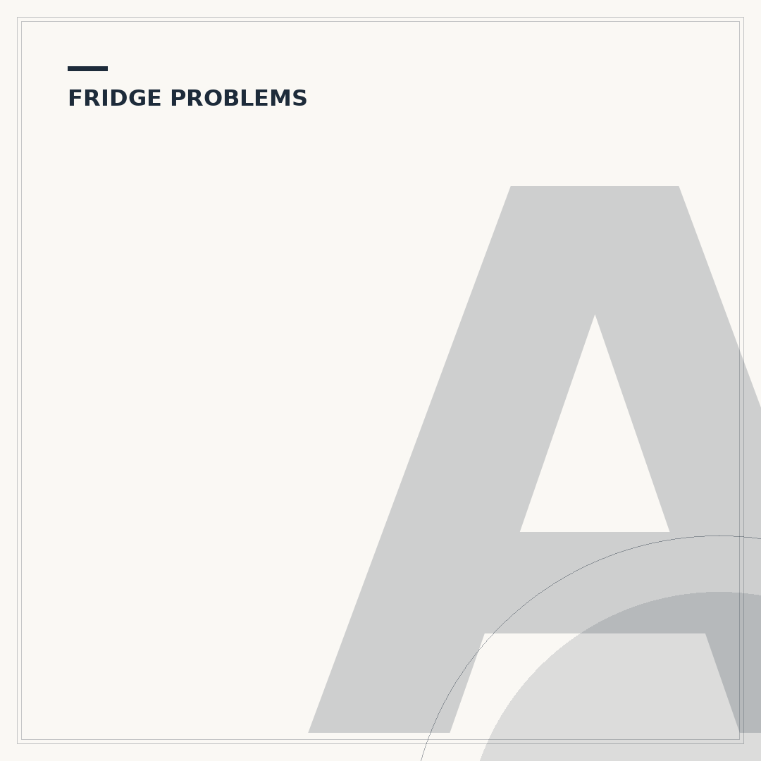 American Fridge Freezer With Ice Machine: Troubleshooting