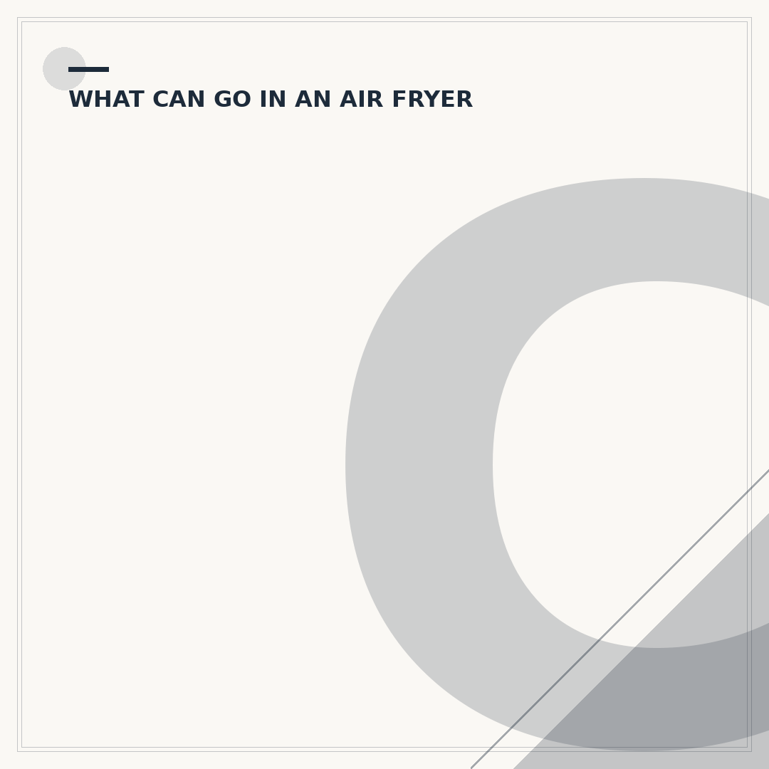 Can You Put Baking Paper in an Air Fryer?