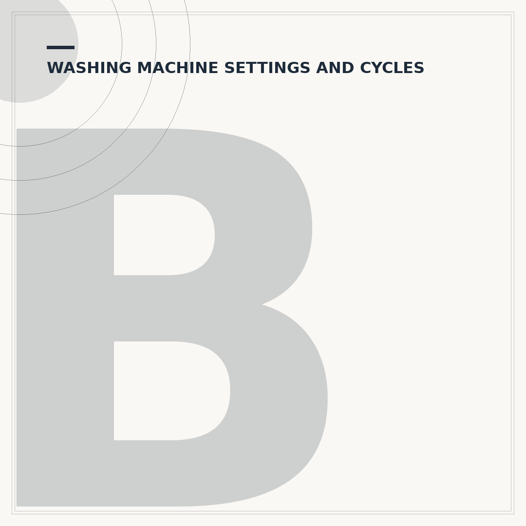 Beko Washing Machine Symbols