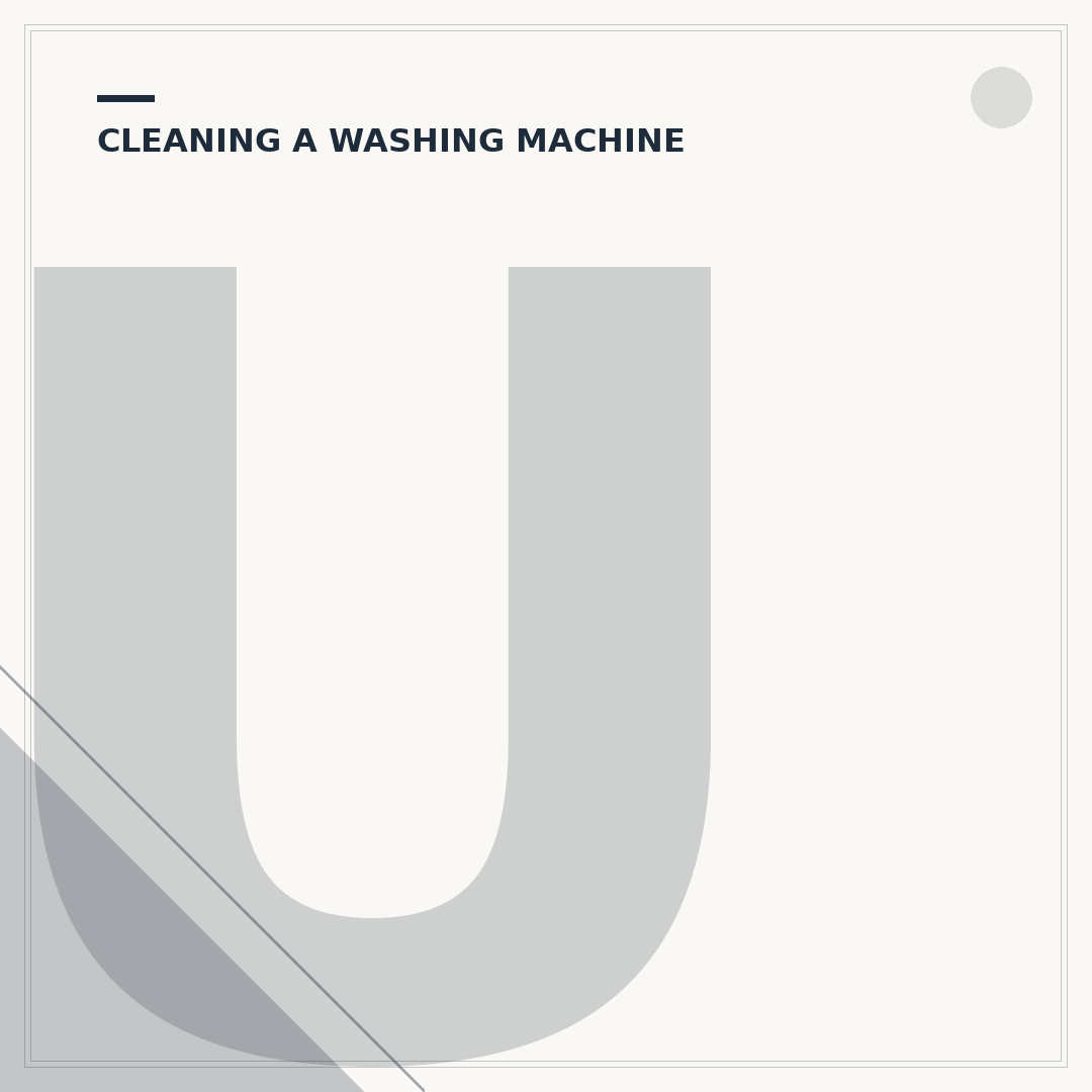 Using Bicarbonate of Soda to Clean Washing Machine