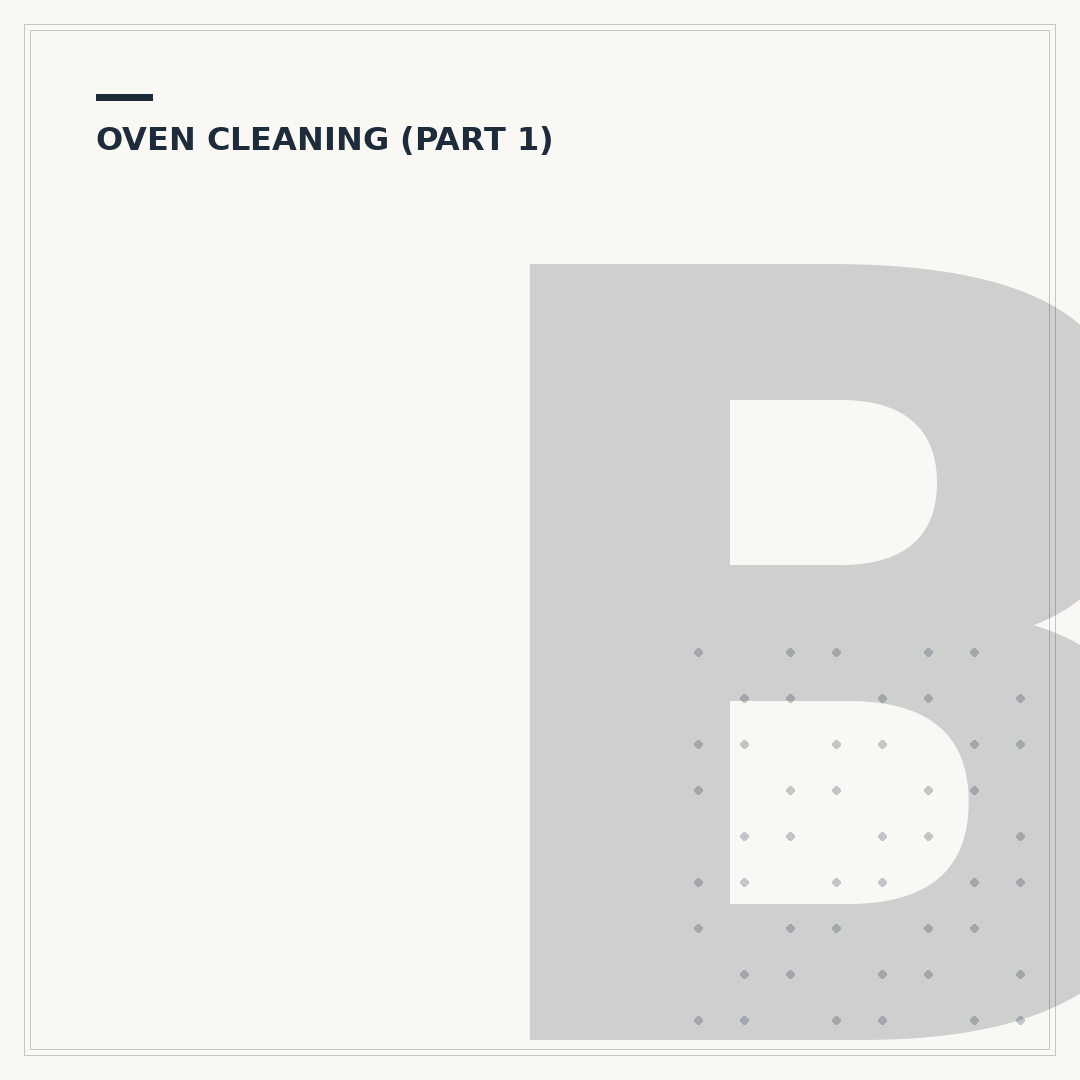 Bicarbonate Soda Oven Cleaning: How To Tackle Grime
