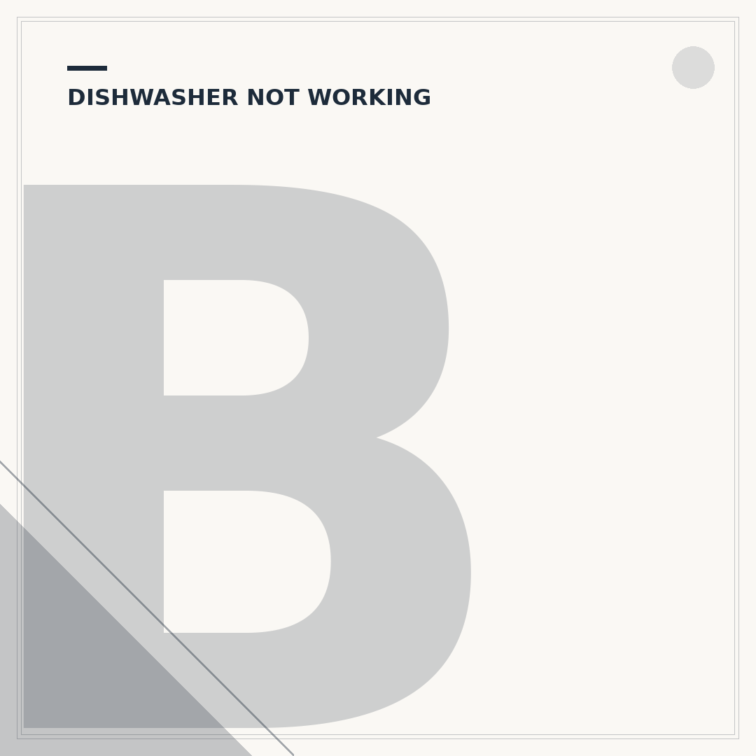 Bosch Dishwasher Water Not Draining