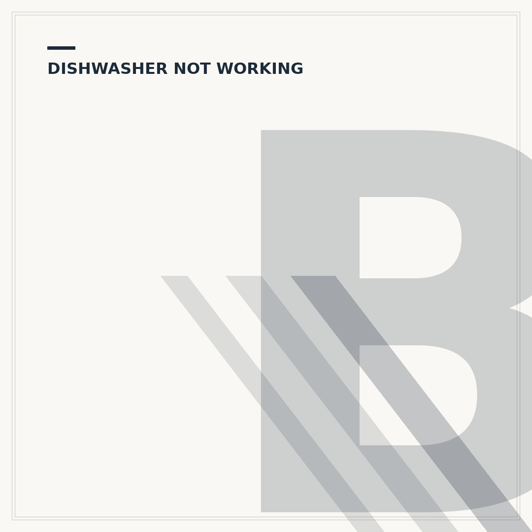 Bosch Dishwasher Not Heating Water? Causes & Fixes