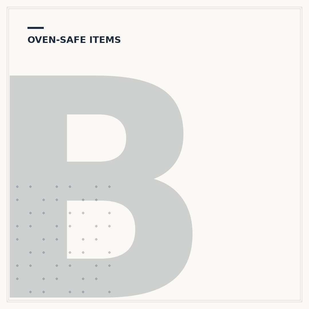 Bosch Oven Safe: What You Can Use Inside