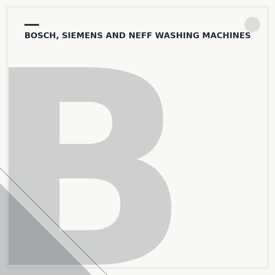 Bosch Serie 6 Washing Machine: Troubleshooting & Features