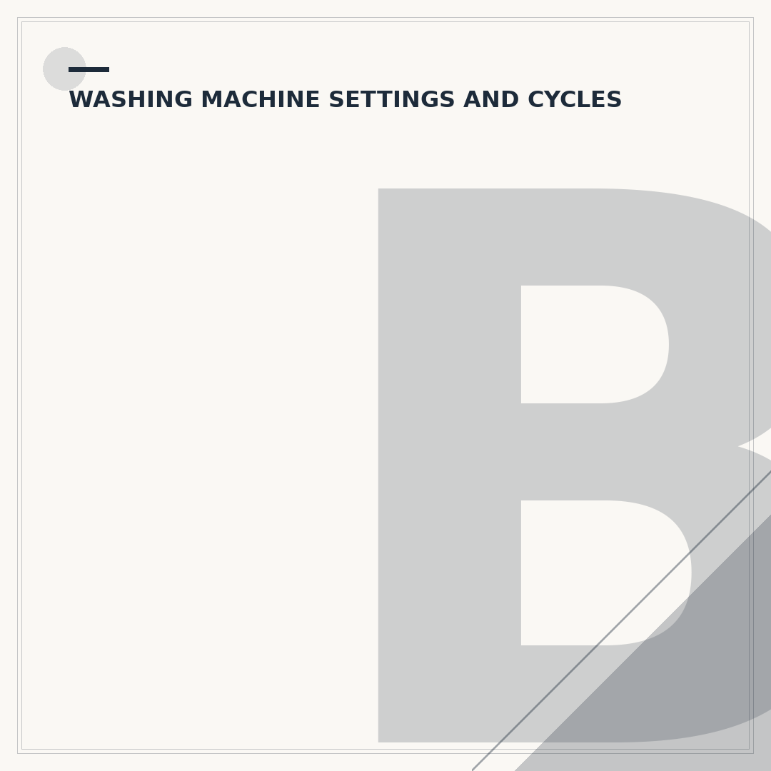 Bosch Washing Machine Tray Symbols Explained