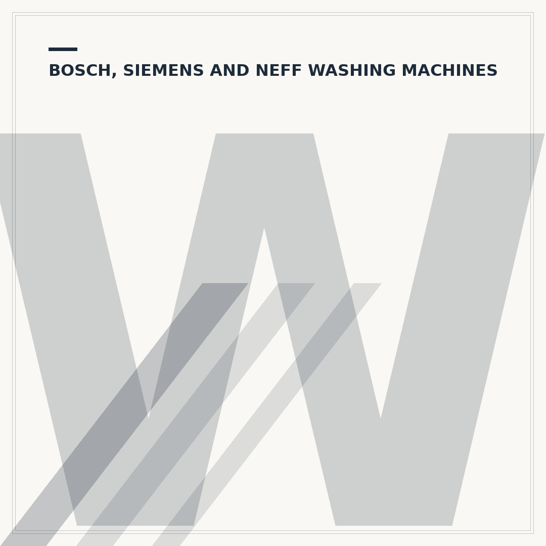 Where Are Bosch Washing Machines Manufactured?