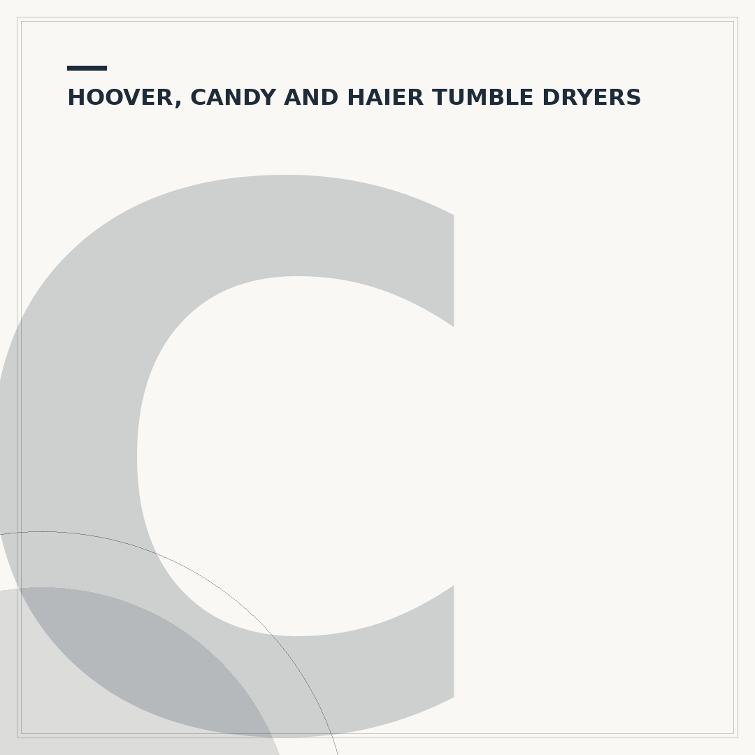Candy Tumble Dryer Recall: What You Need To Check