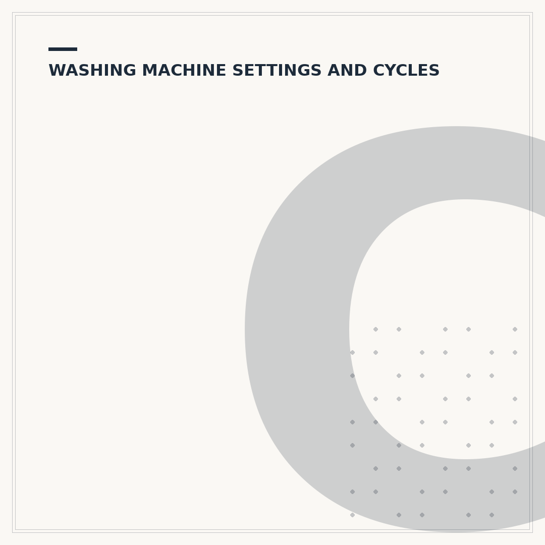 Candy Washing Machine Symbols Explained