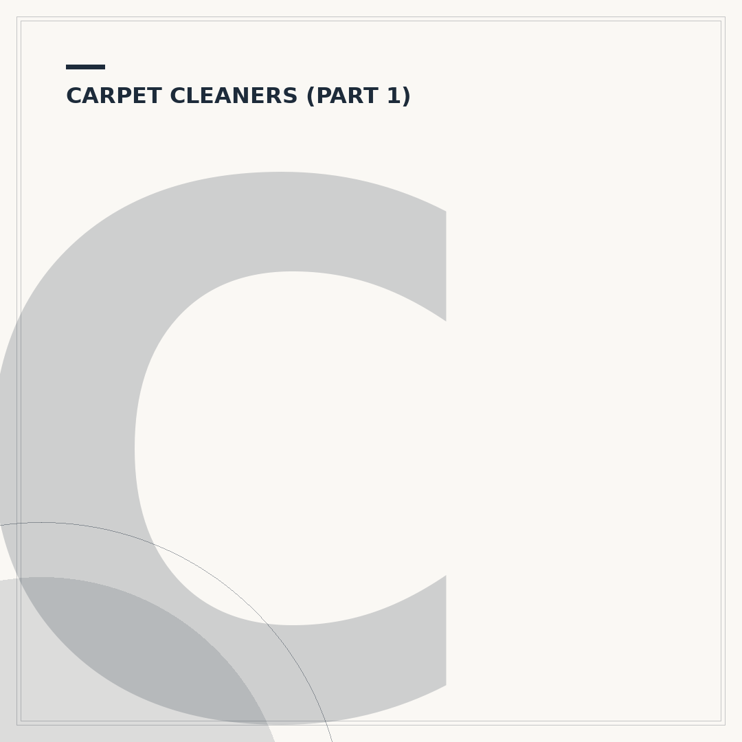 Carpet Cleaner Shampooer: Troubleshooting and Use