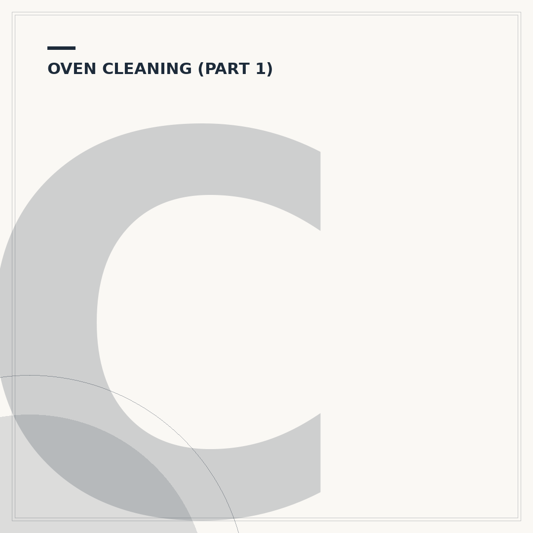 Cleaning an Oven with Oven Cleaner