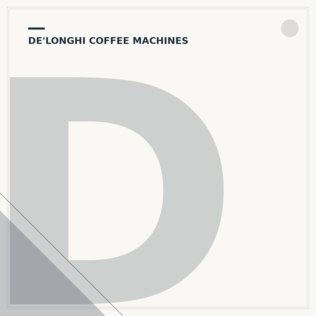 Delonghi Revelia Coffee Machine