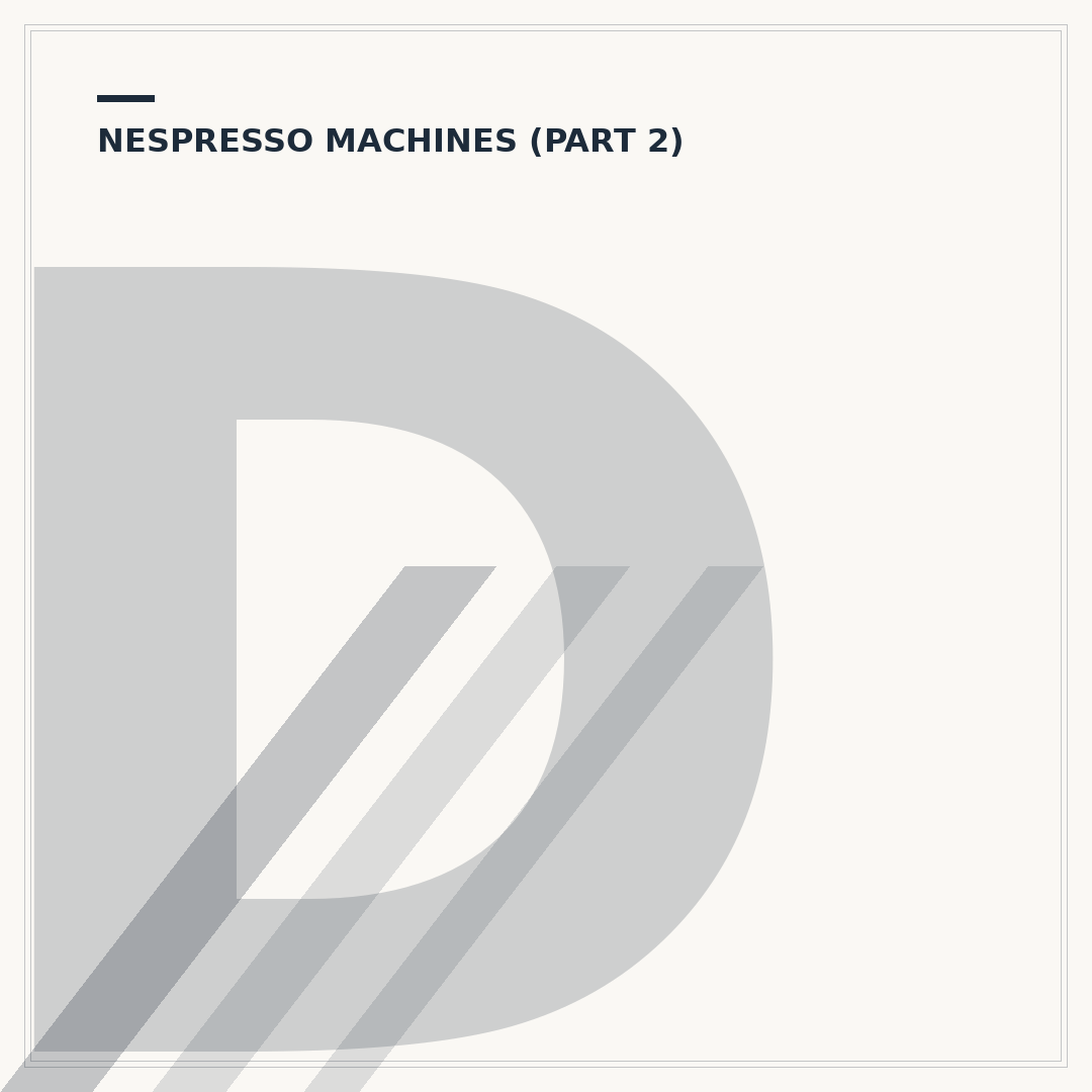 Descaling a Nespresso Coffee Machine