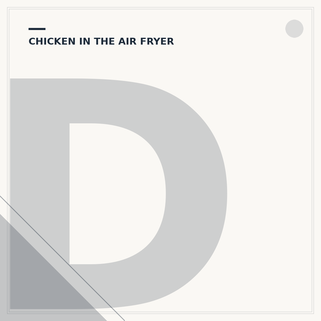 Diced Chicken in Air Fryer: Cook It Right