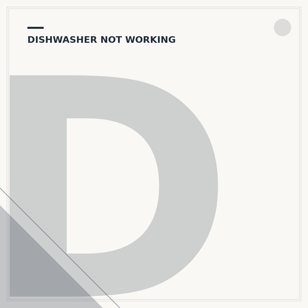 Dishwasher Making Loud Noise