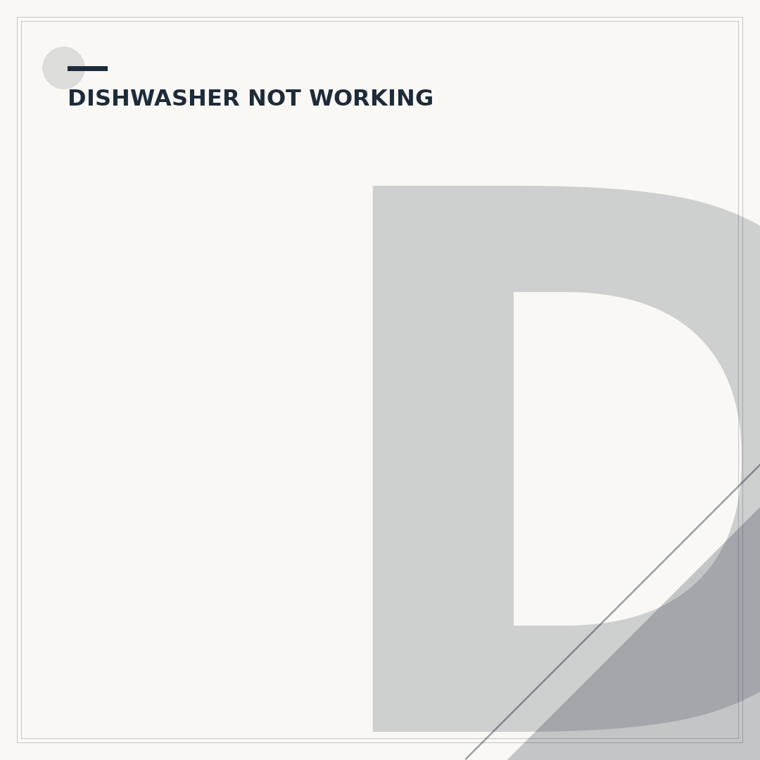 Dishwasher Not Heating Water: Causes and Fixes
