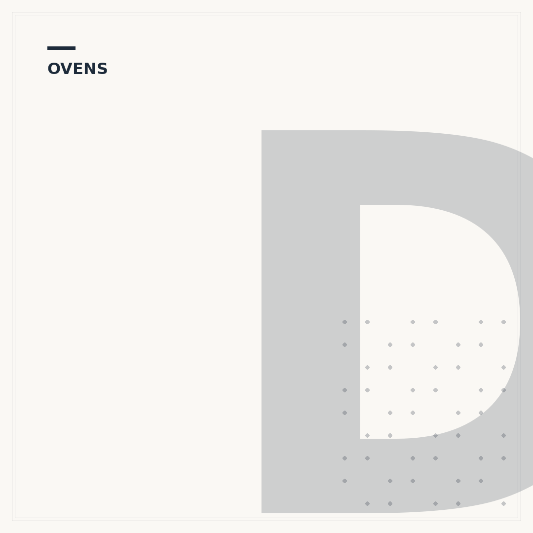 Double Oven Dimensions