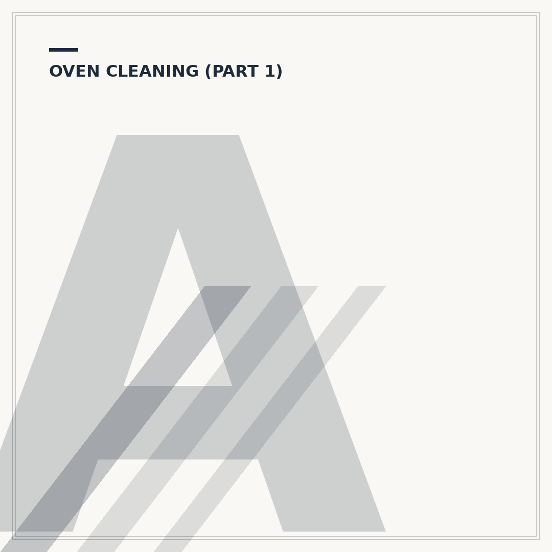 An Easy Way to Clean an Oven
