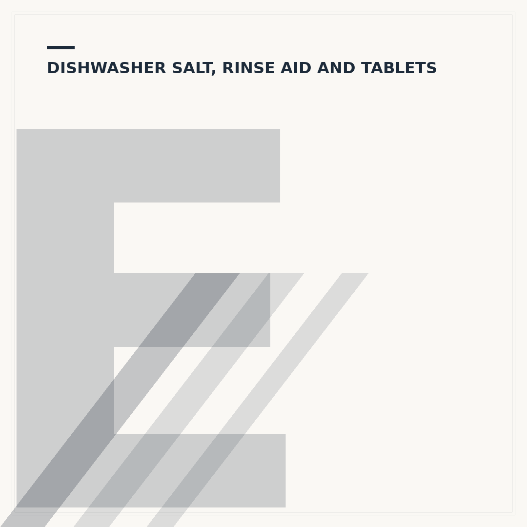 Eco-Friendly Dishwasher Tablets