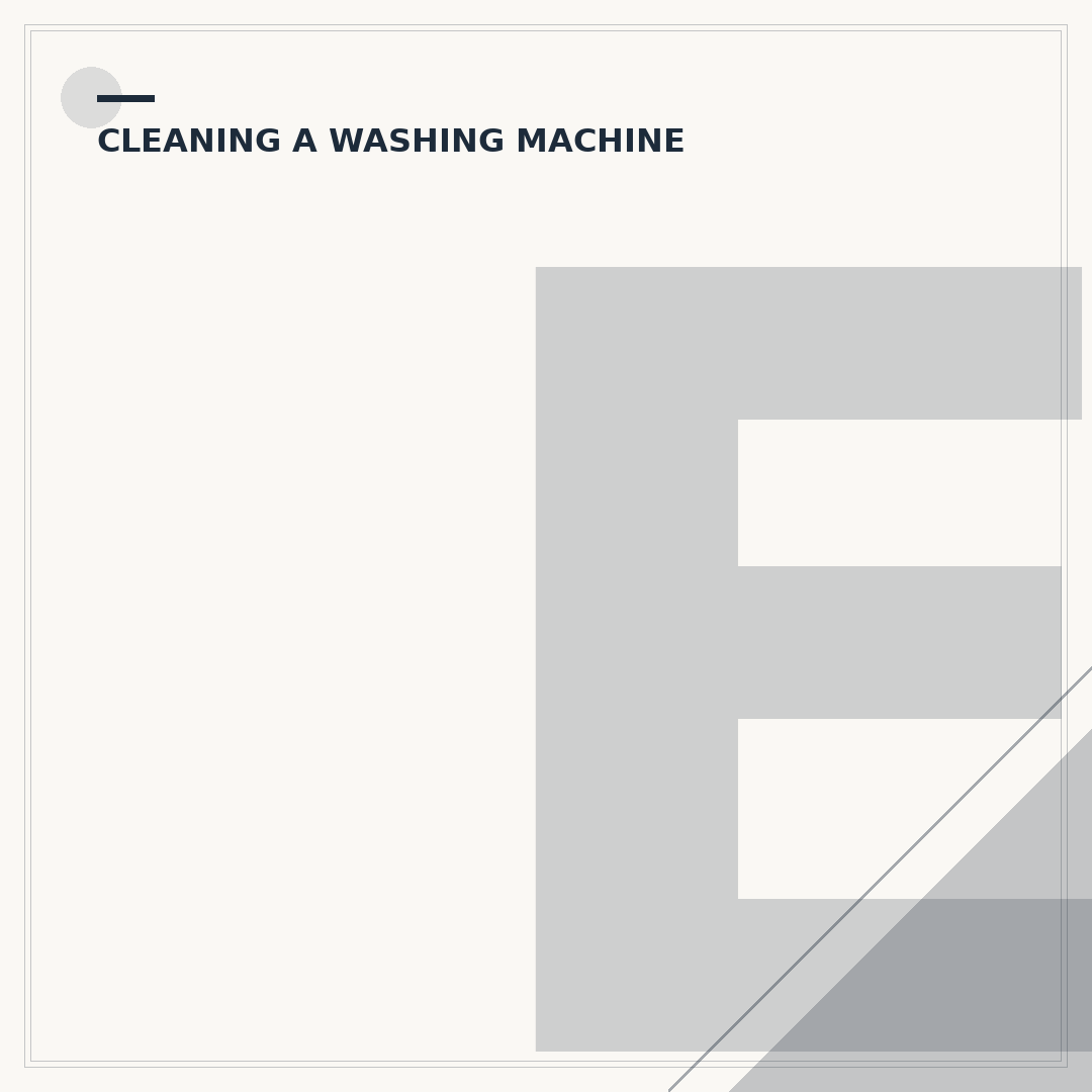 Ecozone Washing Machine Cleaner: Troubleshooting & Use