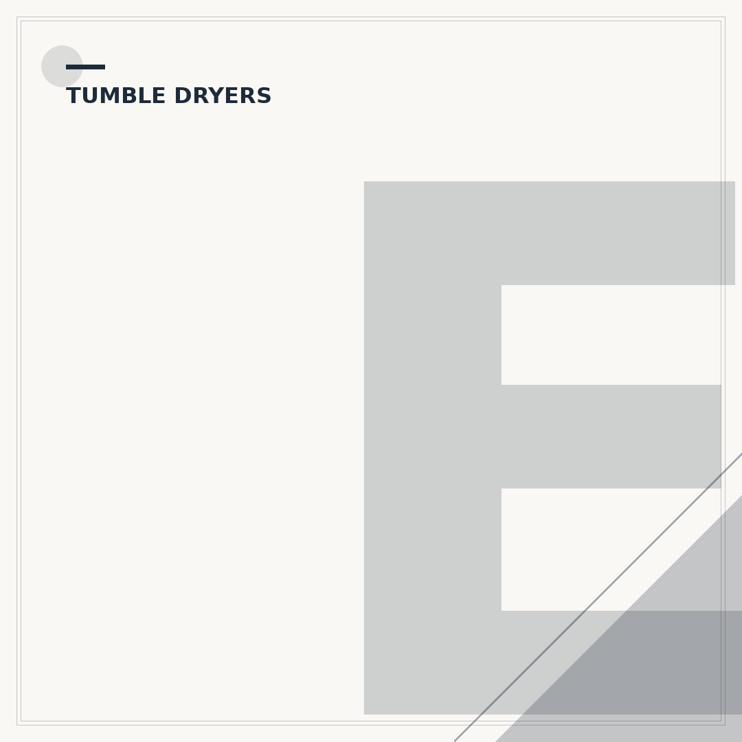 Energy Efficient Tumble Dryer: Explained