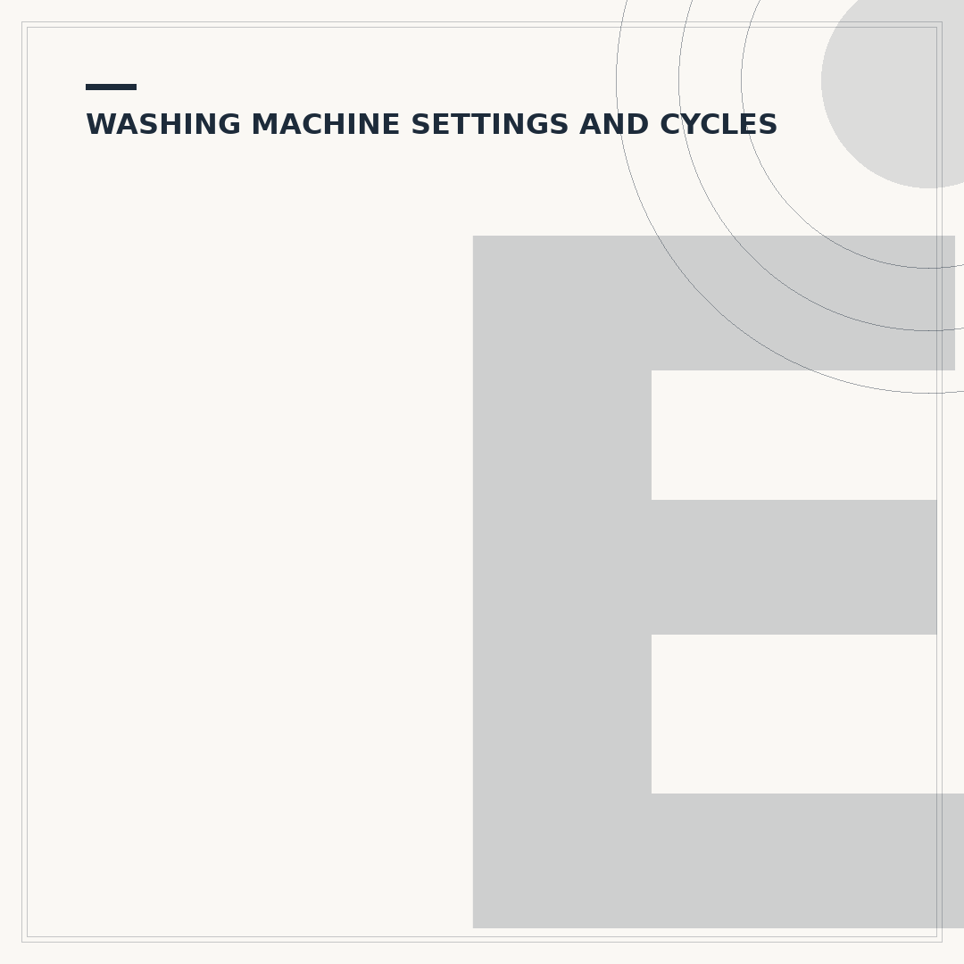 European Washing Machine Symbols Explained
