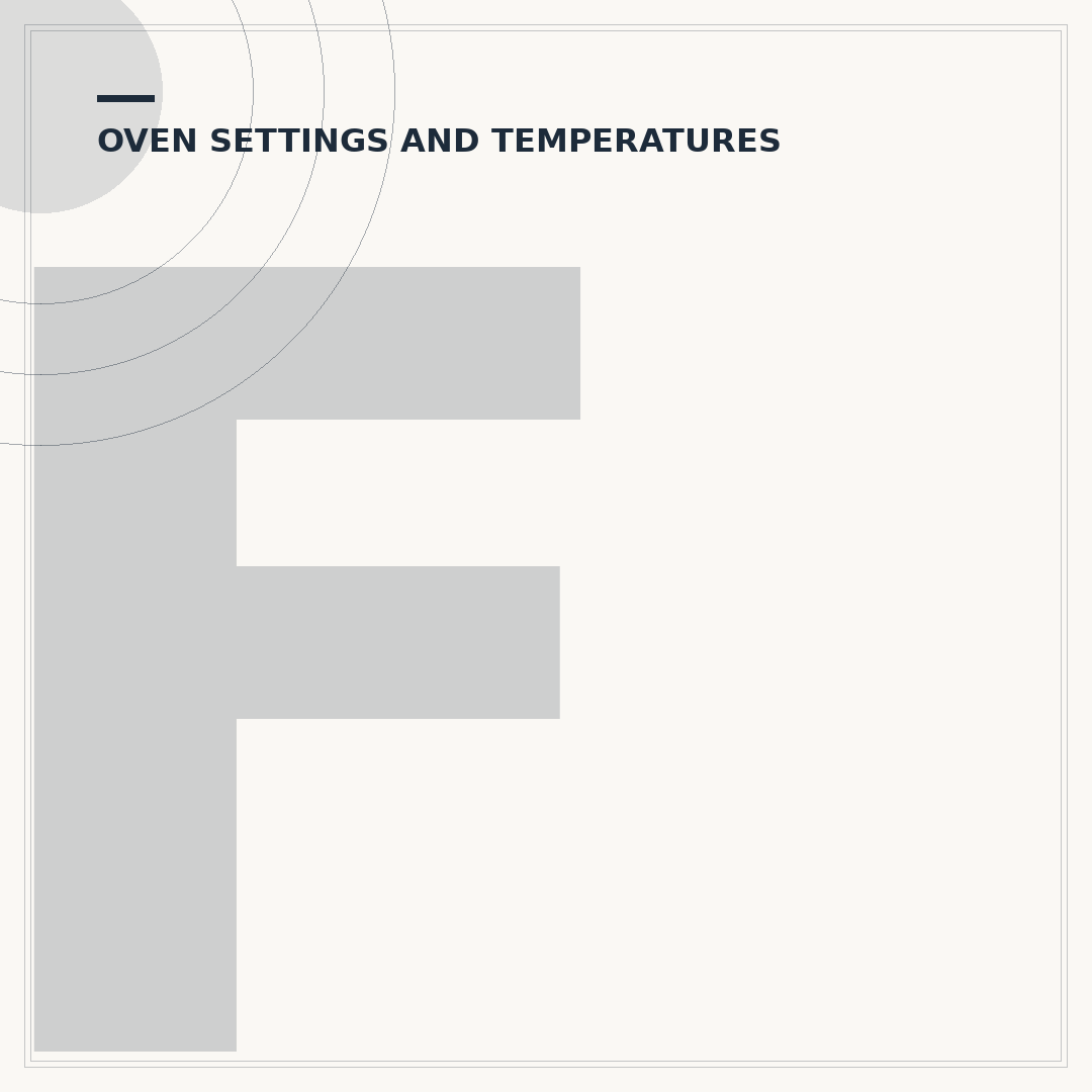 Fan Oven Conversion Chart: Adjusting Temperatures