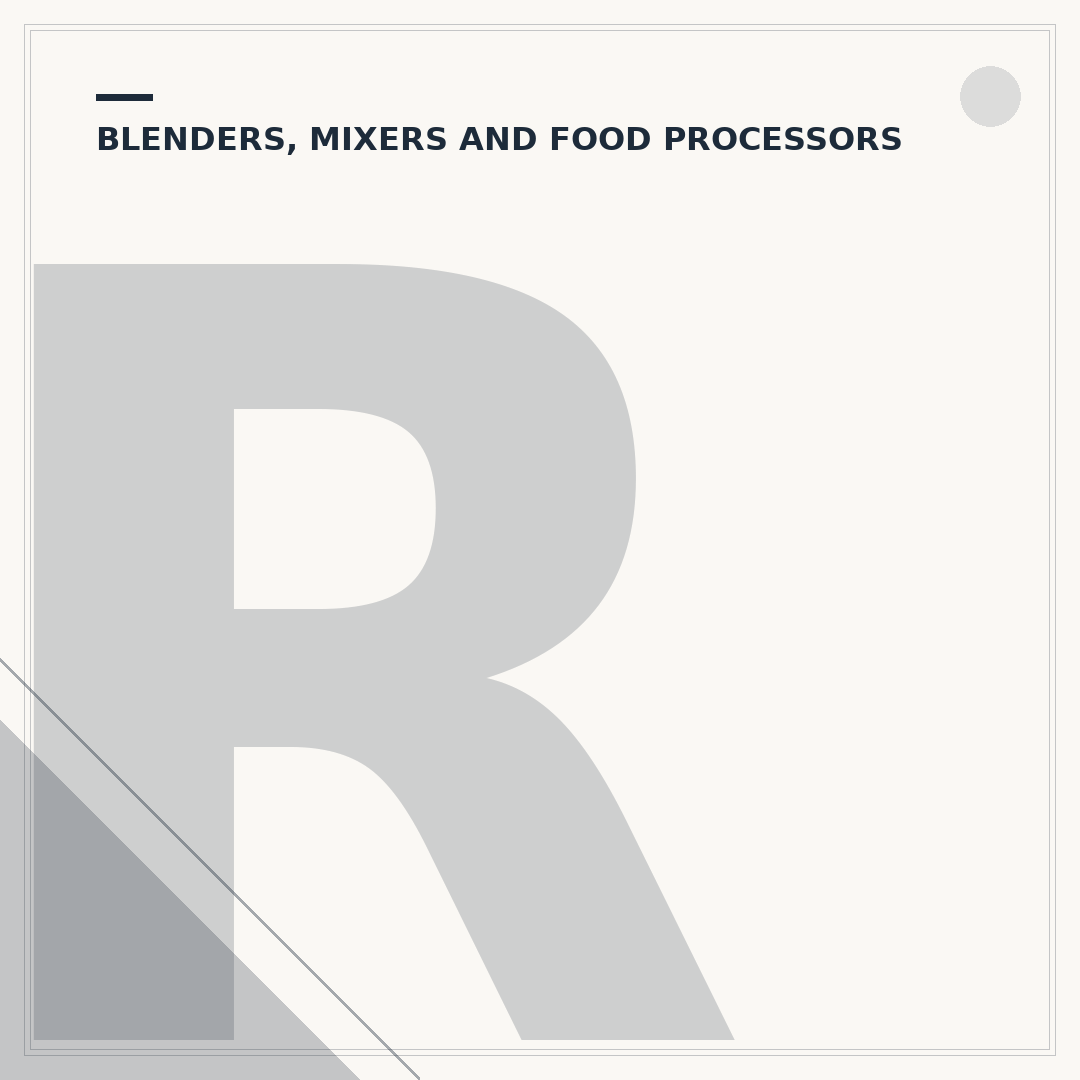Recommended Food Processors in the UK