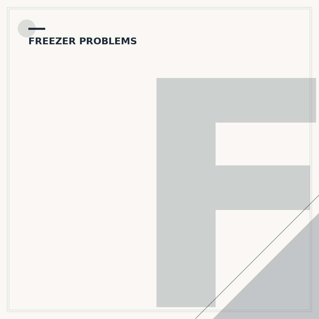 Freezer Not Freezing? Causes and Solutions