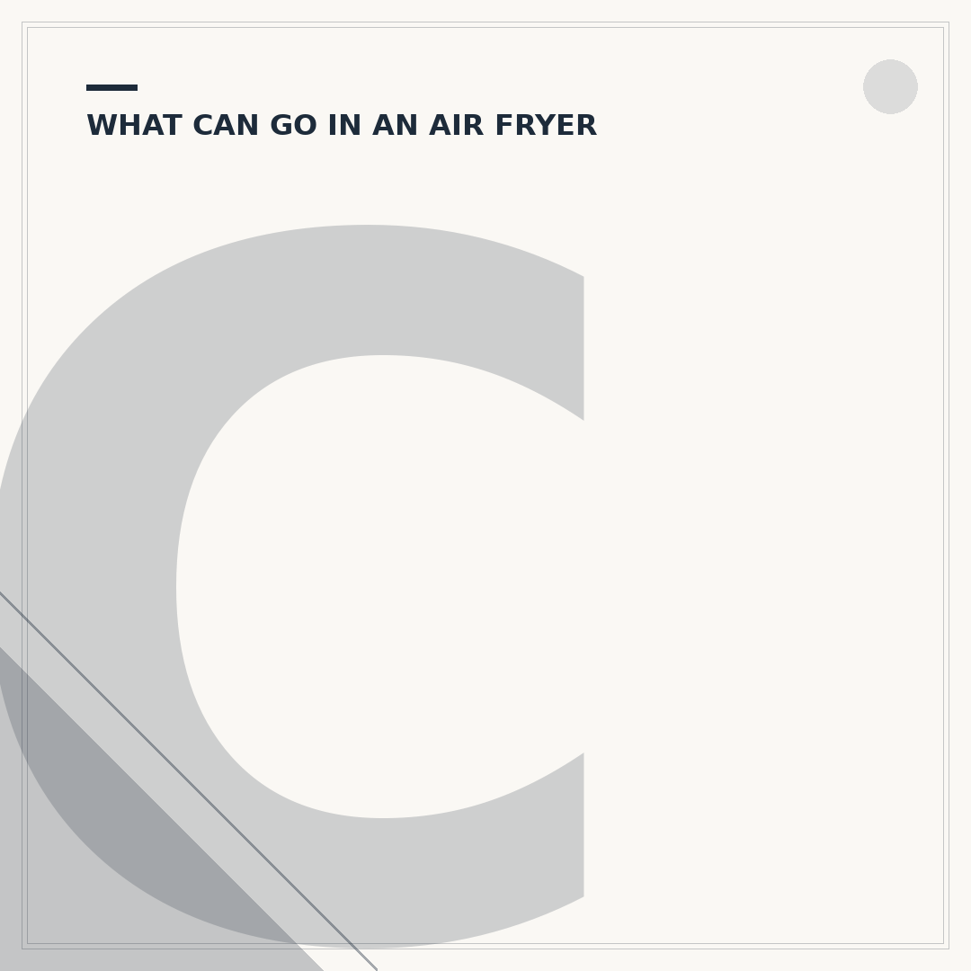 Can Glass Go in an Air Fryer?