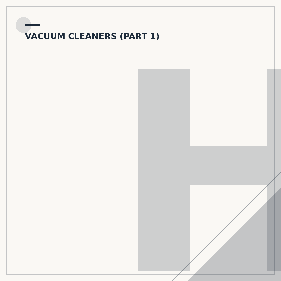 Hand Held Vacuum Cleaner Troubleshooting & Maintenance