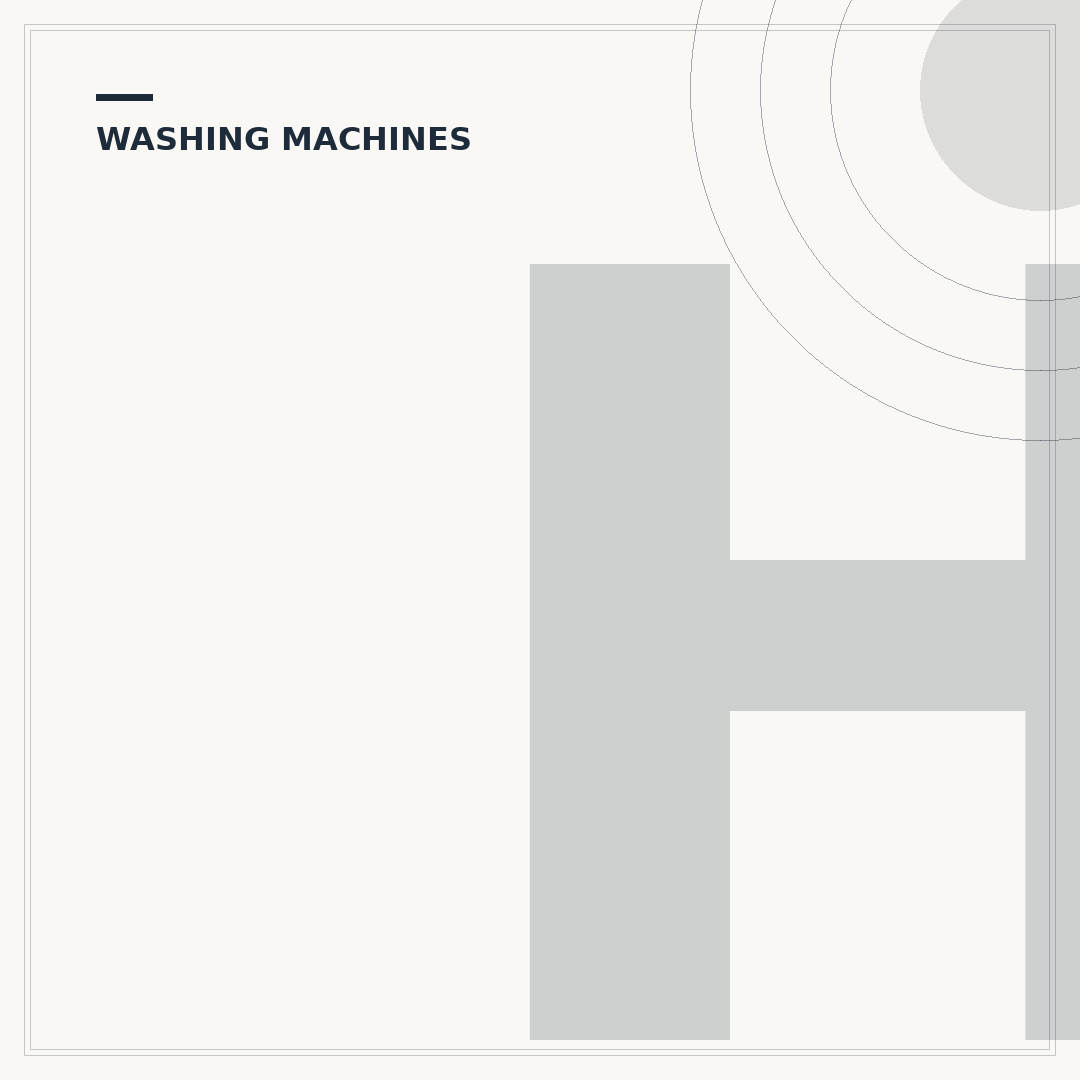 Hisense Kitchen Fit Washing Machine