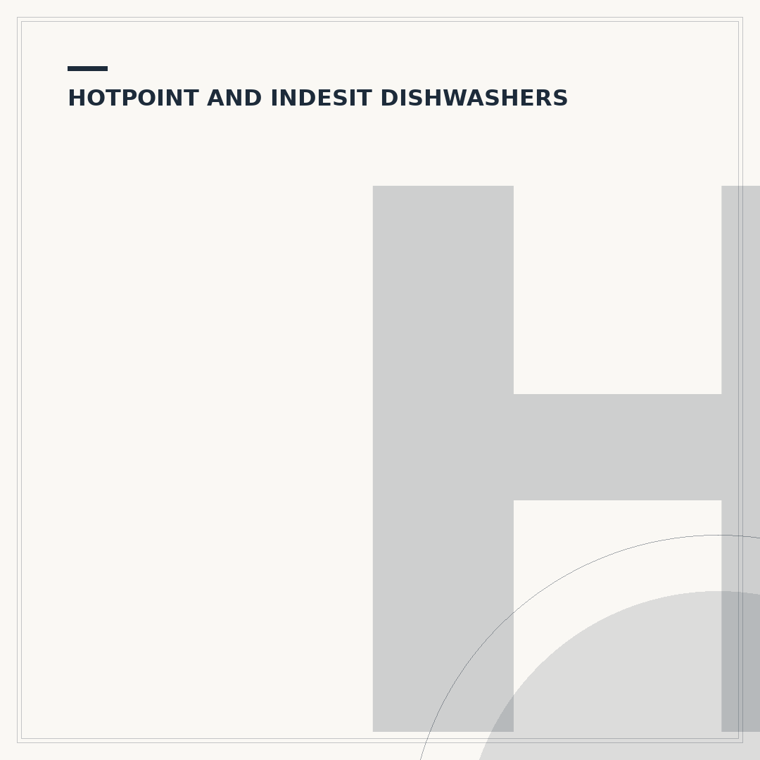 Hotpoint Dishwasher Repair: Common Faults & Fixes