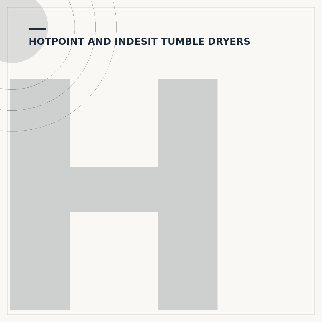 Hotpoint Tumble Dryer Heating Element: Faults & Fixes