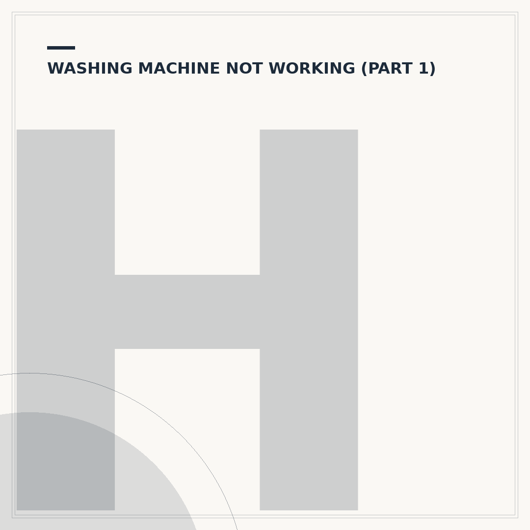 Hotpoint Washing Machine Door Not Opening? Causes & Fixes