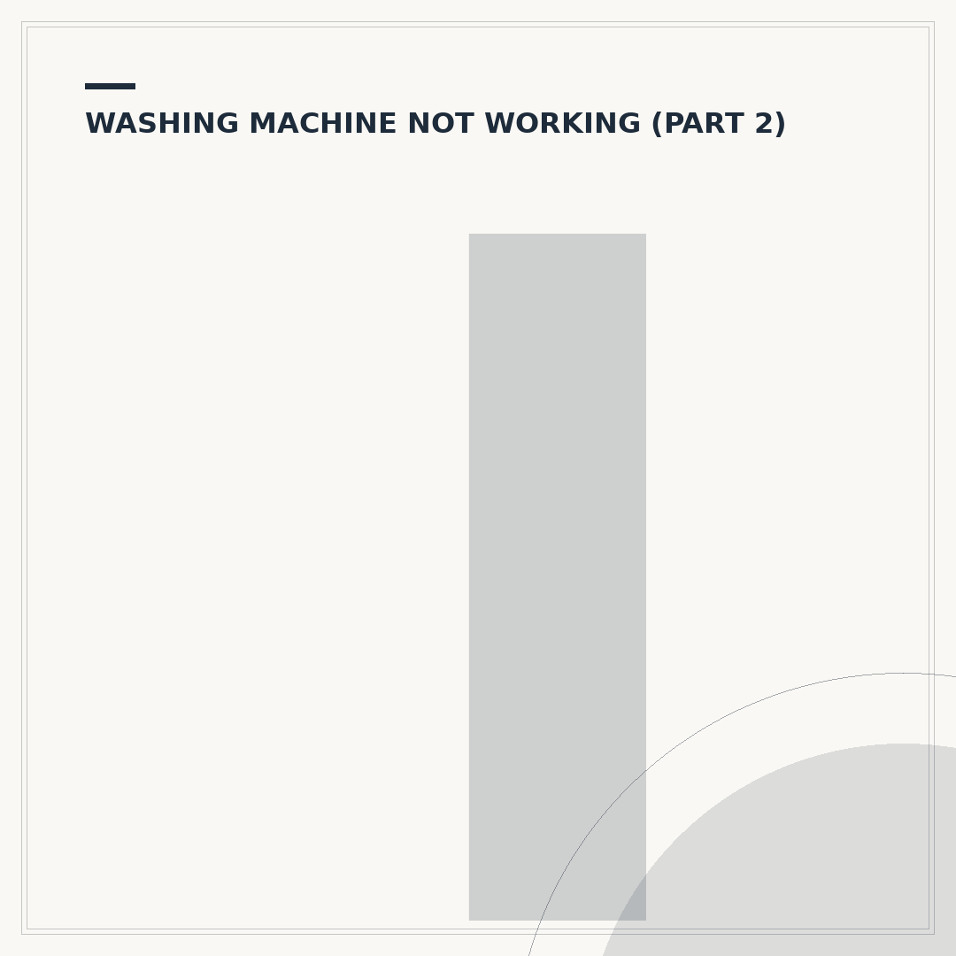 Indesit Washing Machine Not Working? Troubleshooting Steps