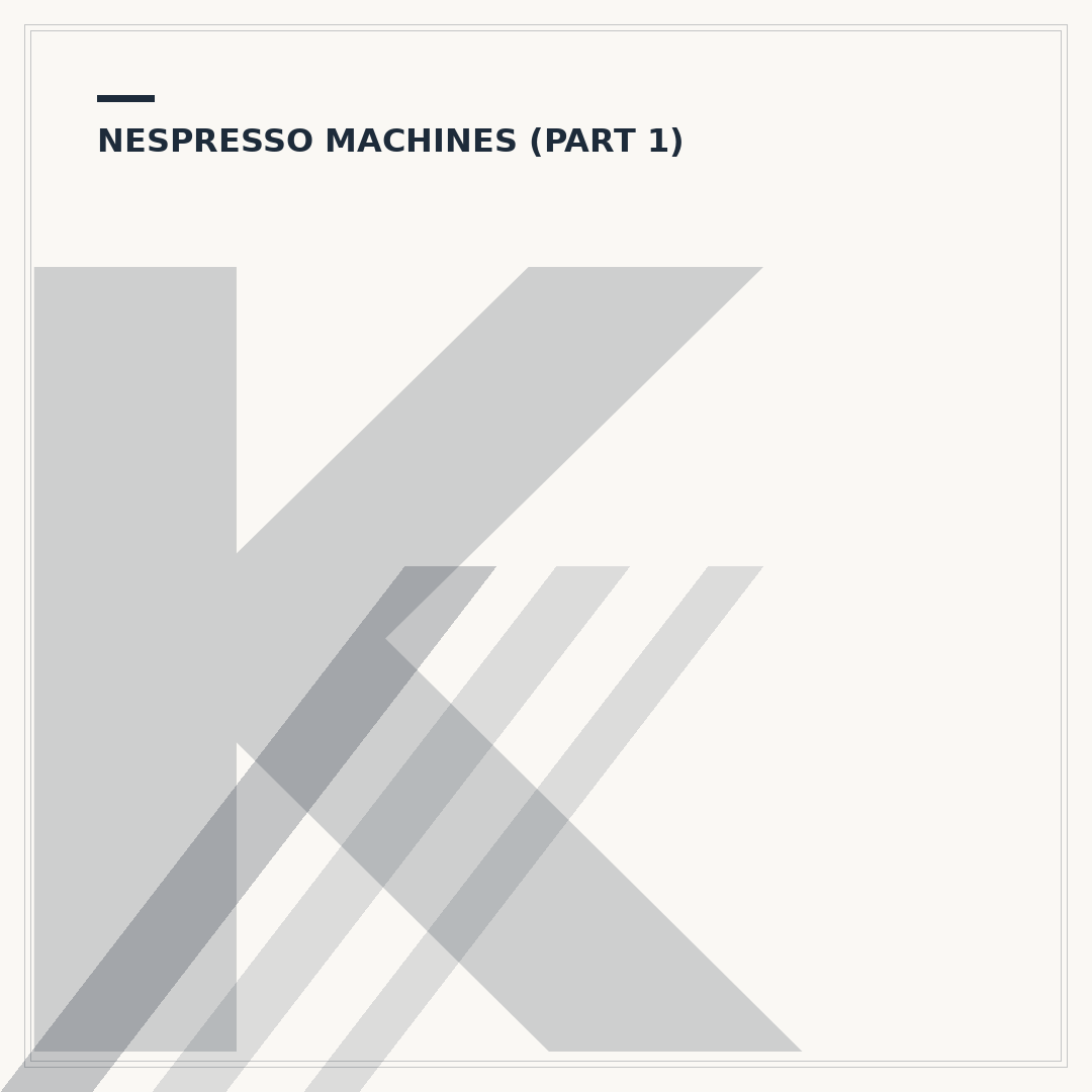 KitchenAid Nespresso Machine Troubleshooting