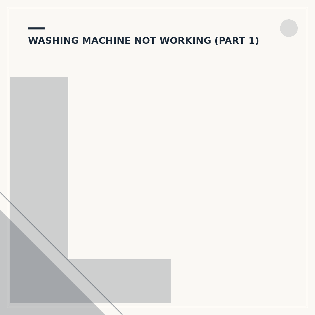 LG Washing Machine Troubleshooting Codes
