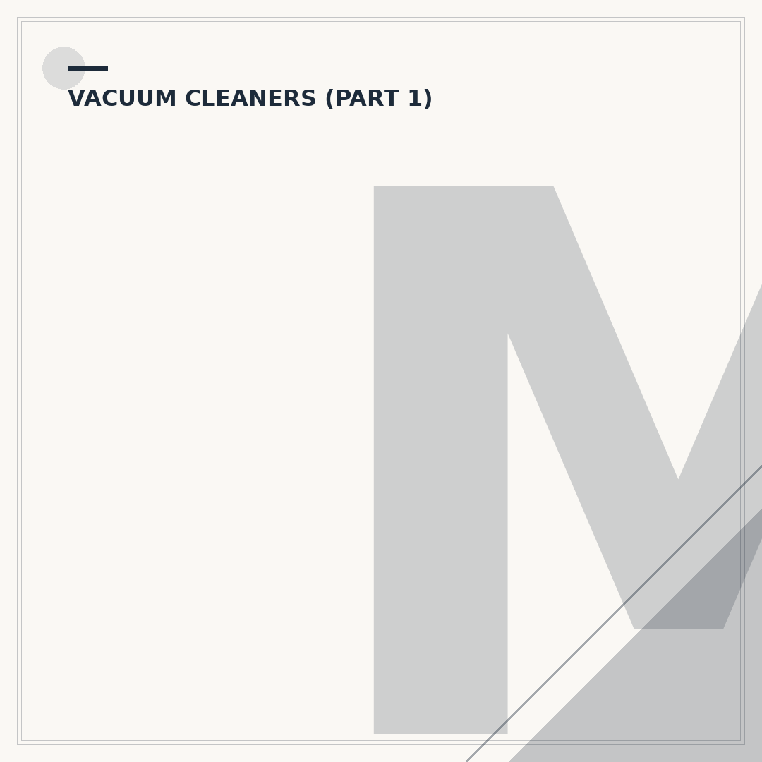 Miele G RAM Vacuum Cleaner Troubleshooting & Maintenance