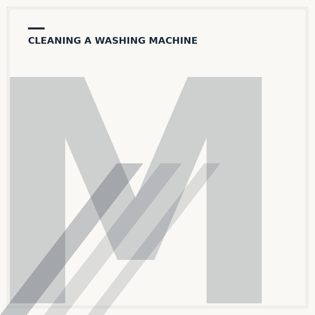 Mould in Washing Machine Drawer: Causes and Cleaning