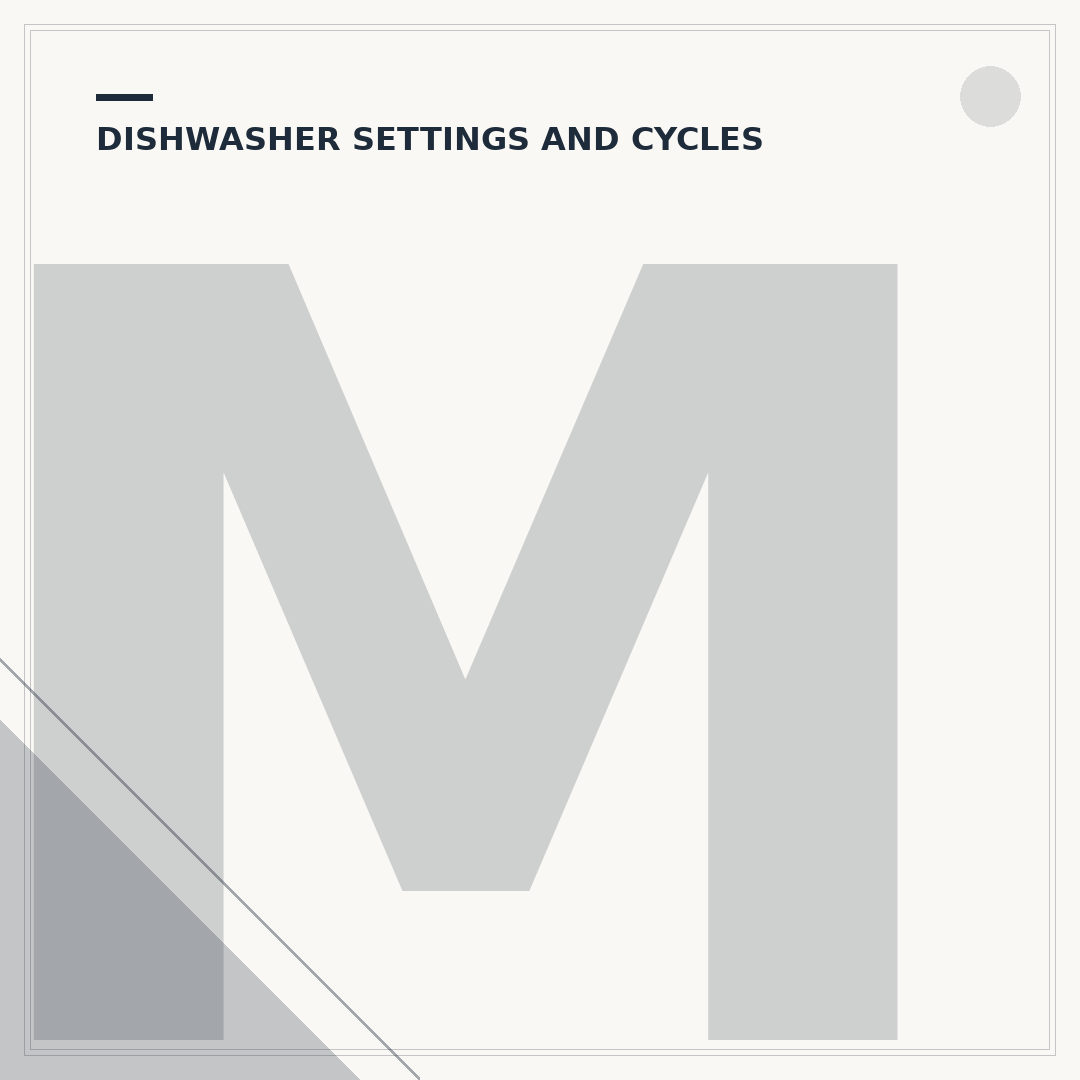 Meaning of Neff Dishwasher Symbols