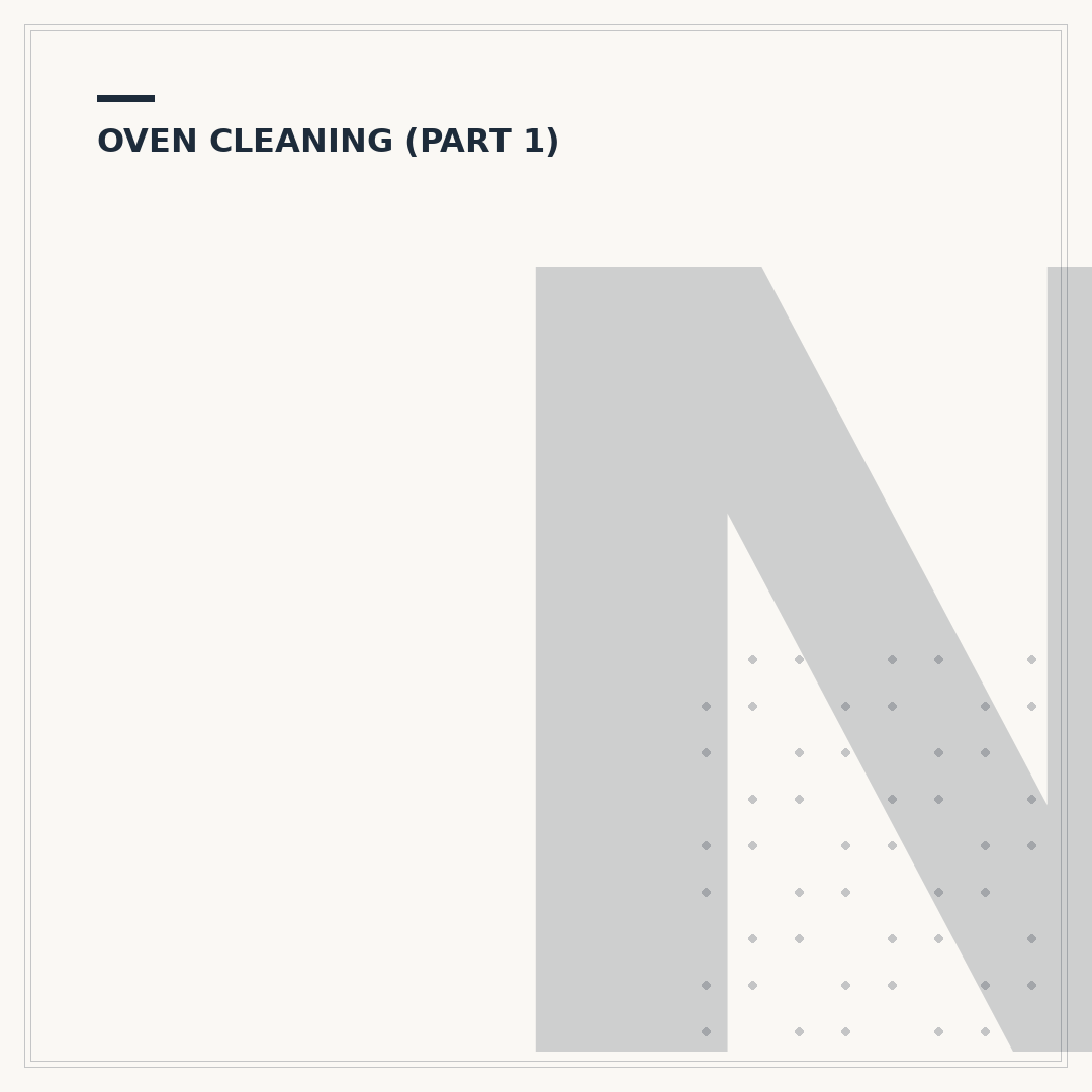 Neff Oven Cleaning Instructions