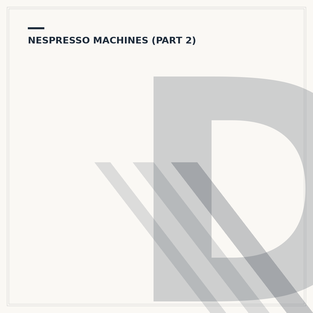 Different Nespresso Pods