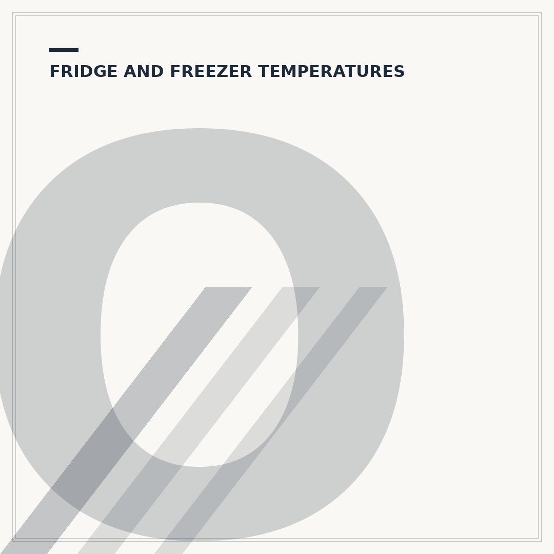 Optimal Freezer Temperature for Food Safety & Efficiency